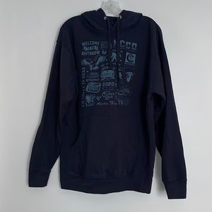 Austin Texas Mens Pullover Hooded Sweatshirt Size M